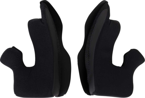 Moose Racing - Moose Racing Cheek Pads for Air Intake Helmets - Black - Md - 0134-3197