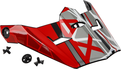 G-Max - G-Max Visor with Screws for MX-46 Mega Helmets - Black/Red/White - Md-2XL - G046922