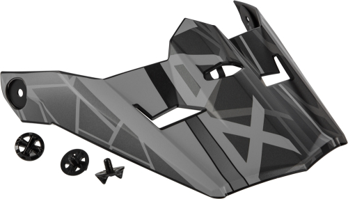 G-Max - G-Max Visor with Screws for MX-46 Mega Helmets - Matte Black/Gray - Md-2XL - G046926