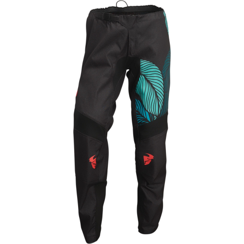 Thor - Thor Sector Urth Womens Pants - 2902-0271 - Black/Teal - 3/4
