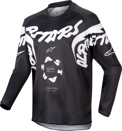 Alpinestars - Alpinestars Racer Hana Youth Jersey - 3778324-12-S - Black/White - Small