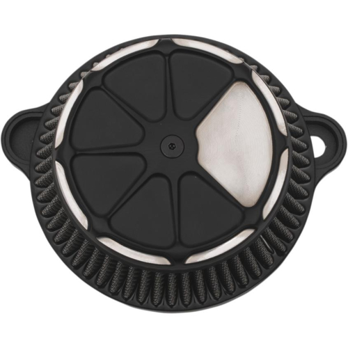 LA Choppers - LA Choppers Fusion Air Cleaner Assembly - Laser Satin Black - LA-F200-03M