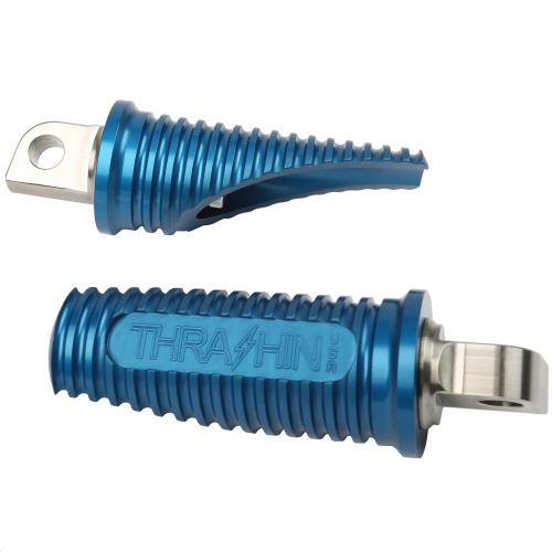 Thrashin Supply Company - Thrashin Supply Company Canyon Driver Footpegs - Blue Anodized - TSC-2018-4-SF