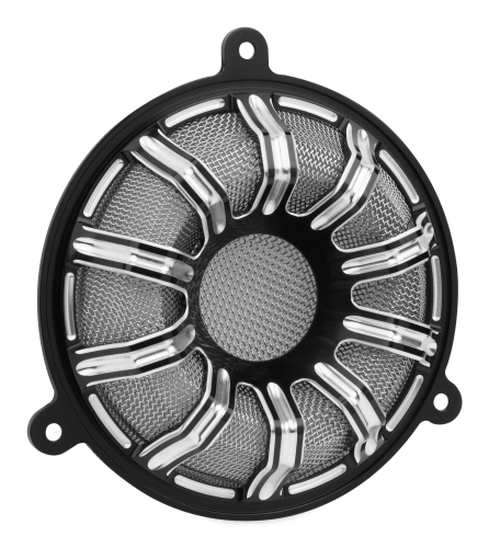 Arlen Ness - Arlen Ness Front Speaker Grilles - 10-Gauge - Black - 03906