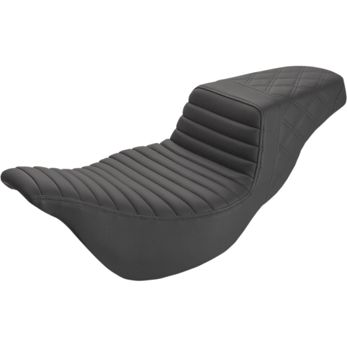 Saddlemen - Saddlemen Front TR/Rear LS Extended Reach Step-Up Seats - Black - 808-07B-176E