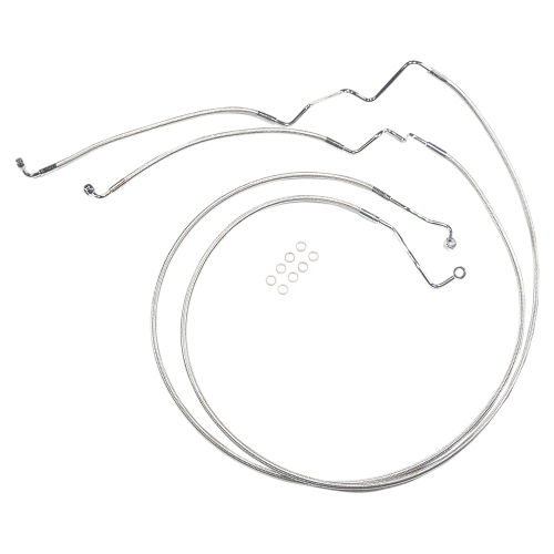 Magnum - Magnum Sterling Chromite II Designer Series Front Lower Brake Line Kit - AS37016