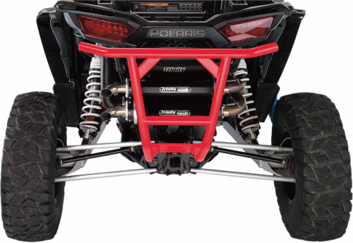 Moose Racing - Moose Racing RZR Rear Bumper - Red - 0530-1441