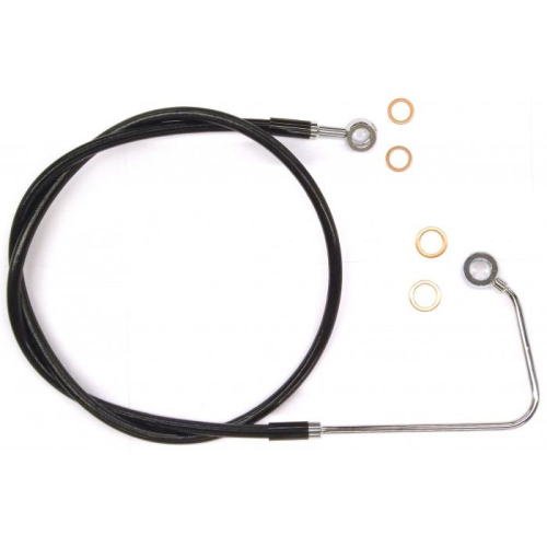 Magnum - Magnum Black Coated XR Stainless Upper Front Brakeline Kit - 42-11/16in. Total Length - SBC141138