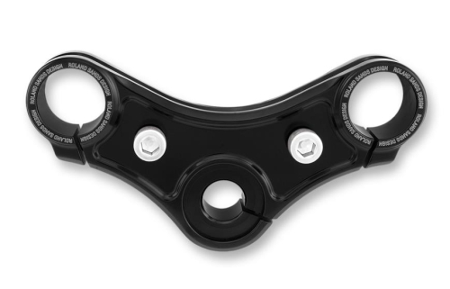 RSD - RSD Top Triple Clamp - Gloss Black with Riser Holes - 0208-2106-B