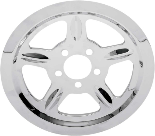 Drag Specialties - Drag Specialties Chrome Outer Rear Pulley Insert - 302220
