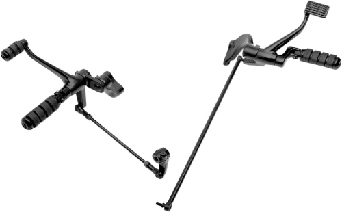 Drag Specialties - Drag Specialties Sportster Forward Control Kit - 2in. Extended - Black - 056221