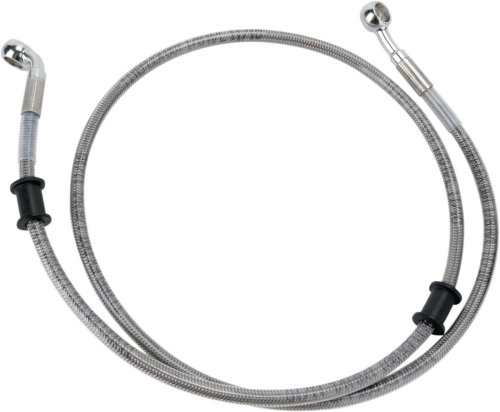 Drag Specialties - Drag Specialties Standard Length Front Stainless Steel Brake Line Kit - Clear - 660330