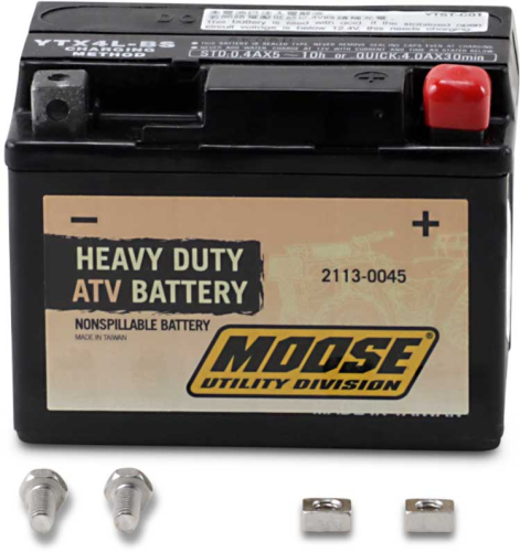Moose Utility - Moose Utility Factory-Activated AGM Maintenance-Free Battery - MOOM72X4B