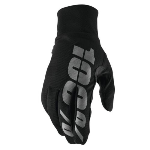 100% - 100% Hydromatic Waterproof Gloves - 10017-00002 - Black - Large