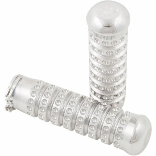 Kens Factory - Kens Factory Ribbed Grips - Polished - 1003