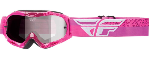 Fly Racing - Fly Racing Zone Composite Youth Goggles - 37-4052 - Gray/Pink