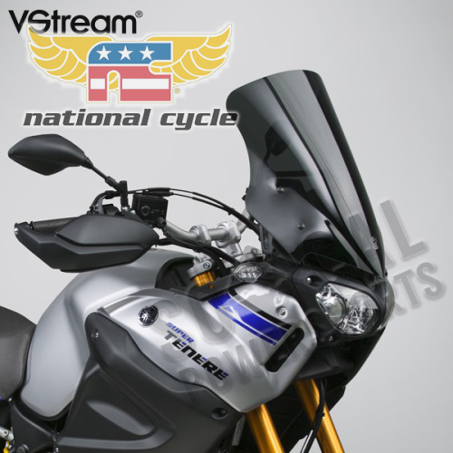 National Cycle - National Cycle VStream Windshield - 14.75in. - Poly/FMR/Dark Tint - N20319