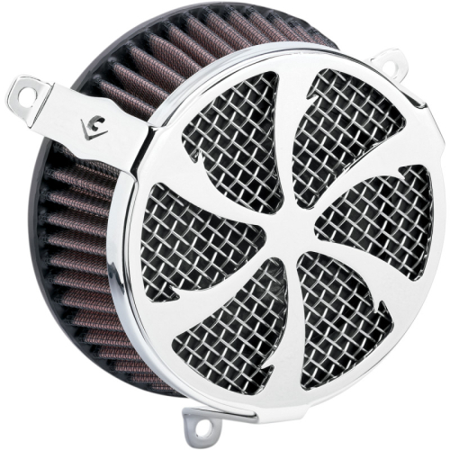 Cobra - Cobra Swept Air Cleaner Kit - Chrome - 06-0133-01-SB