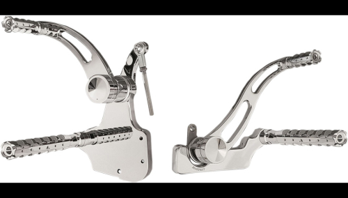 Accutronix - Accutronix Muzzle Brake Forward Control - Chrome - 9in. extended - FC205-SSAKC