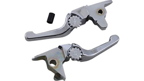 Powerstands Racing - Powerstands Racing Anthem Shorty Lever Set - Chrome - 12-01663-20