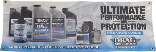 Drag Specialties - Drag Specialties Drag Specialties Oil Banner - 9905-0178
