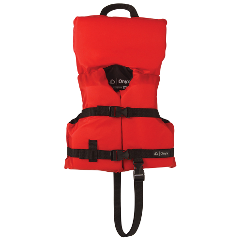 Onyx Outdoor - Onyx Nylon General Purpose Life Jacket - Infant/Child Under 50lbs - Red