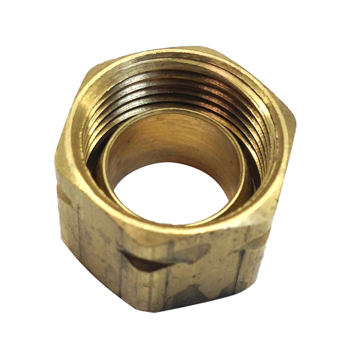 Uflex USA - Uflex Brass Compression Nut w/Sleeve #61CA-6