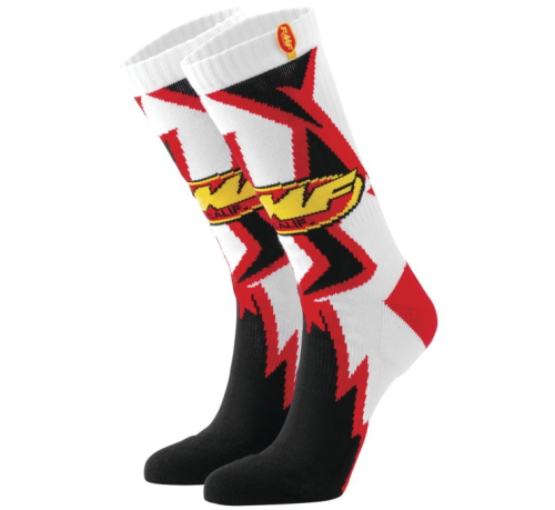 FMF Racing - FMF Racing Shatter Socks - HO20194903-WHT-OS - White - OSFM