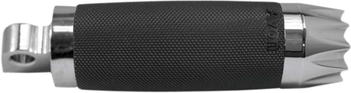 Avon Grips - Avon Grips Excalibur Custom Male-Mount Footpegs - Chrome - FP-CC-85-CH-EX