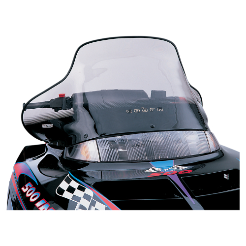 Powermadd - Powermadd Cobra Windshield - 15.5in. - Tint/Black Accent Graphics - 11330