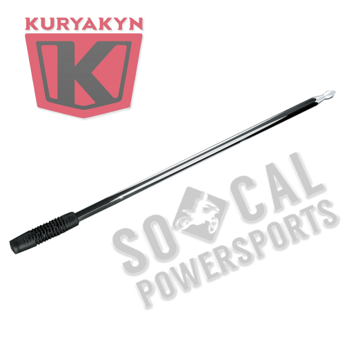 Kuryakyn - Kuryakyn Antenna - Hex/Grooved - Black/Aluminum - 864
