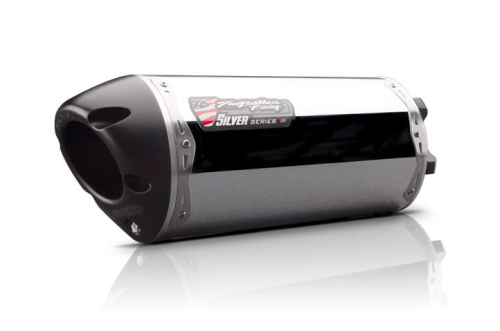 Two Brothers Racing - Two Brothers Racing M-2 Silver Series V.A.L.E. Slip-On - Aluminum - 005-2080406V-S