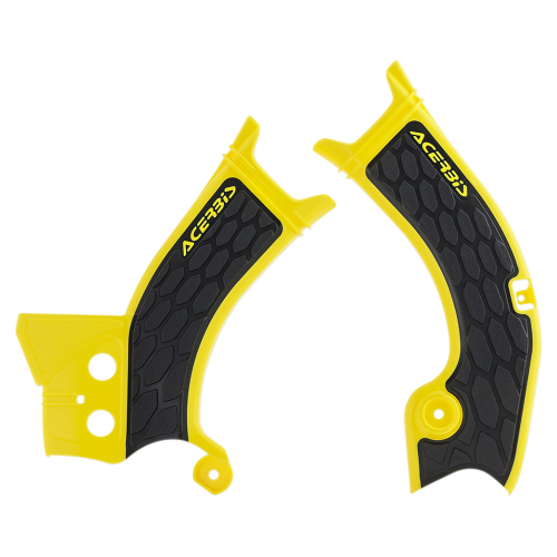 Acerbis - Acerbis X-Grip Frame Guards - Yellow/Black - 2686601017