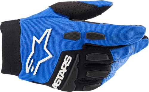 Alpinestars - Alpinestars Full Bore Youth Gloves - 3543622-713-XS - Blue/Black - X-Small
