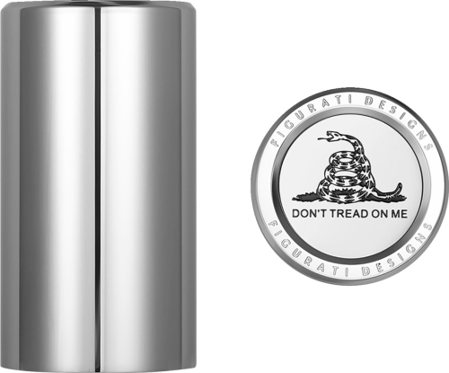 Figurati Designs - Figurati Designs Docking Hardware Cover - Stainless Steel with Dont Tread On Me - FD40-DC-2545-SS