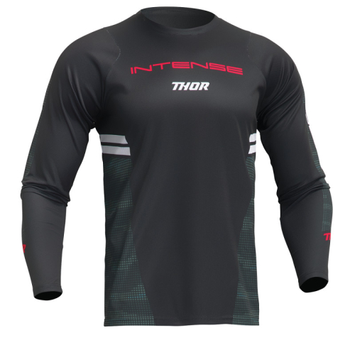 Thor - Thor Intense Berm Long Sleeve Jersey - 5020-0225 - Black/Camo - Large