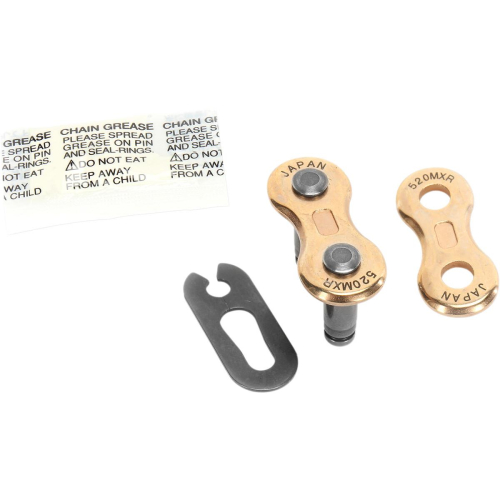EK Chain - EK Chain Rivet Connecting Link for 520 MXR 3D Premium Chain - Gold - 520MXRSPJGXG