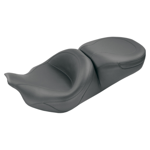 Mustang - Mustang 1-Piece Ultra Touring Seat - Smooth Style - No Studs - 76033