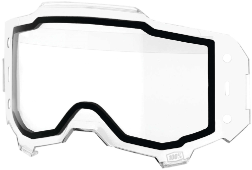 100% - 100% Armega Forecast Dual Pane Lens - Clear - 51222-901-06