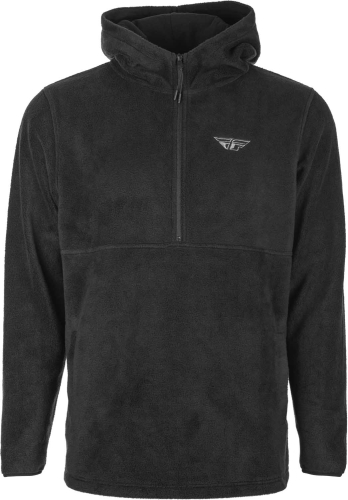 Fly Racing - Fly Racing Fly Half Zip Pullover Hoodie - 354-0020M - Black - Medium
