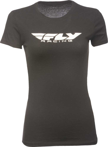 Fly Racing - Fly Racing Corporate Womens T-Shirt - 356-0370M - Black - Medium