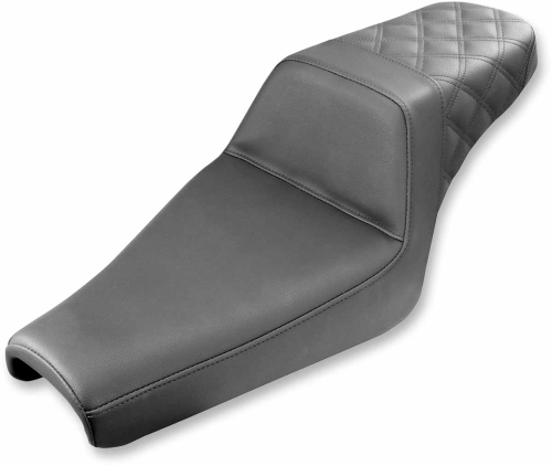 Saddlemen - Saddlemen Step-Up Rear Lattice Stitch Seat - Black - 807-11-173