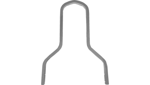 Drag Specialties - Drag Specialties Square Sissy Bar - Short - 11in. - Black - 1501-0775