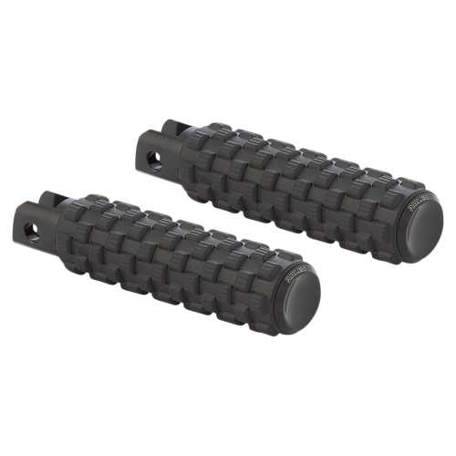Arlen Ness - Arlen Ness Fusion Passenger Footpegs - Air Trax - Black - 07-966