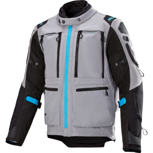 Alpinestars - Alpinestars Ardent 3-in-1 Adventure Touring Jacket - 3204423-9117-4X - Gray/Black/Light Blue - 4XL
