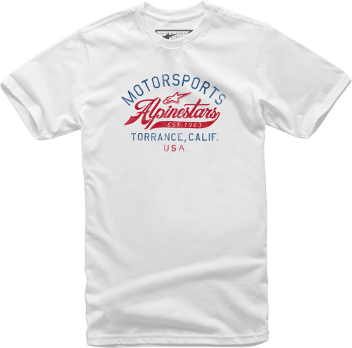 Alpinestars - Alpinestars Motor T-Shirt - 1210-72020-20-XL - White - X-Large