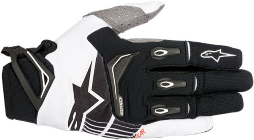 Alpinestars - Alpinestars Techstar Motocross Gloves - 3561018-12-2X - Black/White - 2XL