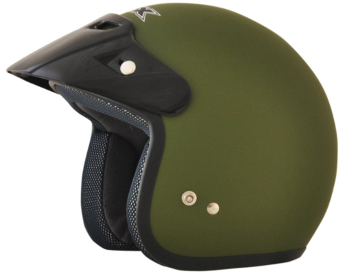 AFX - AFX FX-75 Solid Helmet - 01041825 - Flat Olive Drab - X-Small