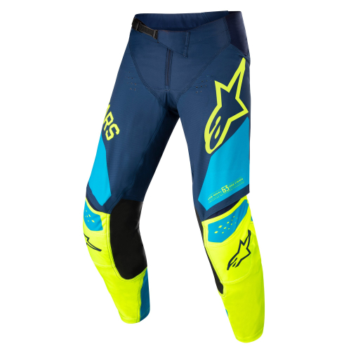 Alpinestars - Alpinestars Techstar Factory Pants - 3721022-7557-32 - Dark Blue/Yellow Fluo/Blue Neo - 32