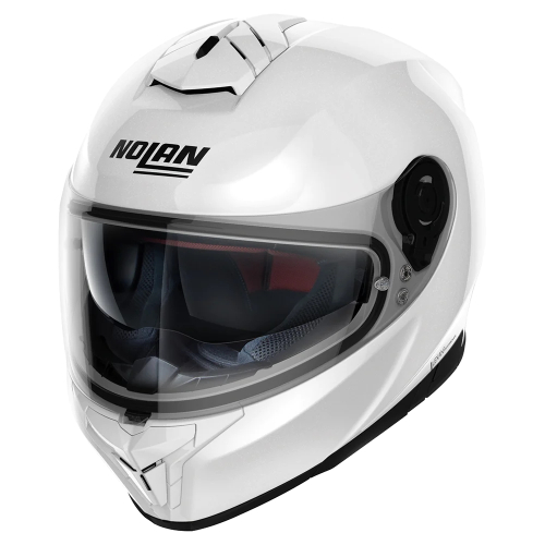 Nolan - Nolan N80-8 Road Solid N-Com Helmet - N885270330052 - Metal White - Medium